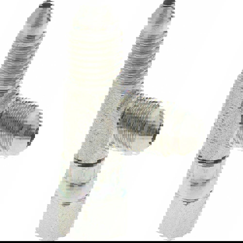 Steel Flared Tube Swivel Nut Run Tee: 1/4